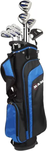 Golf EZ3 Mens Golf Clubs Set with Stand Bag - Graphite/Steel Shafts Right graphite/steel - 1 inch longer Regular