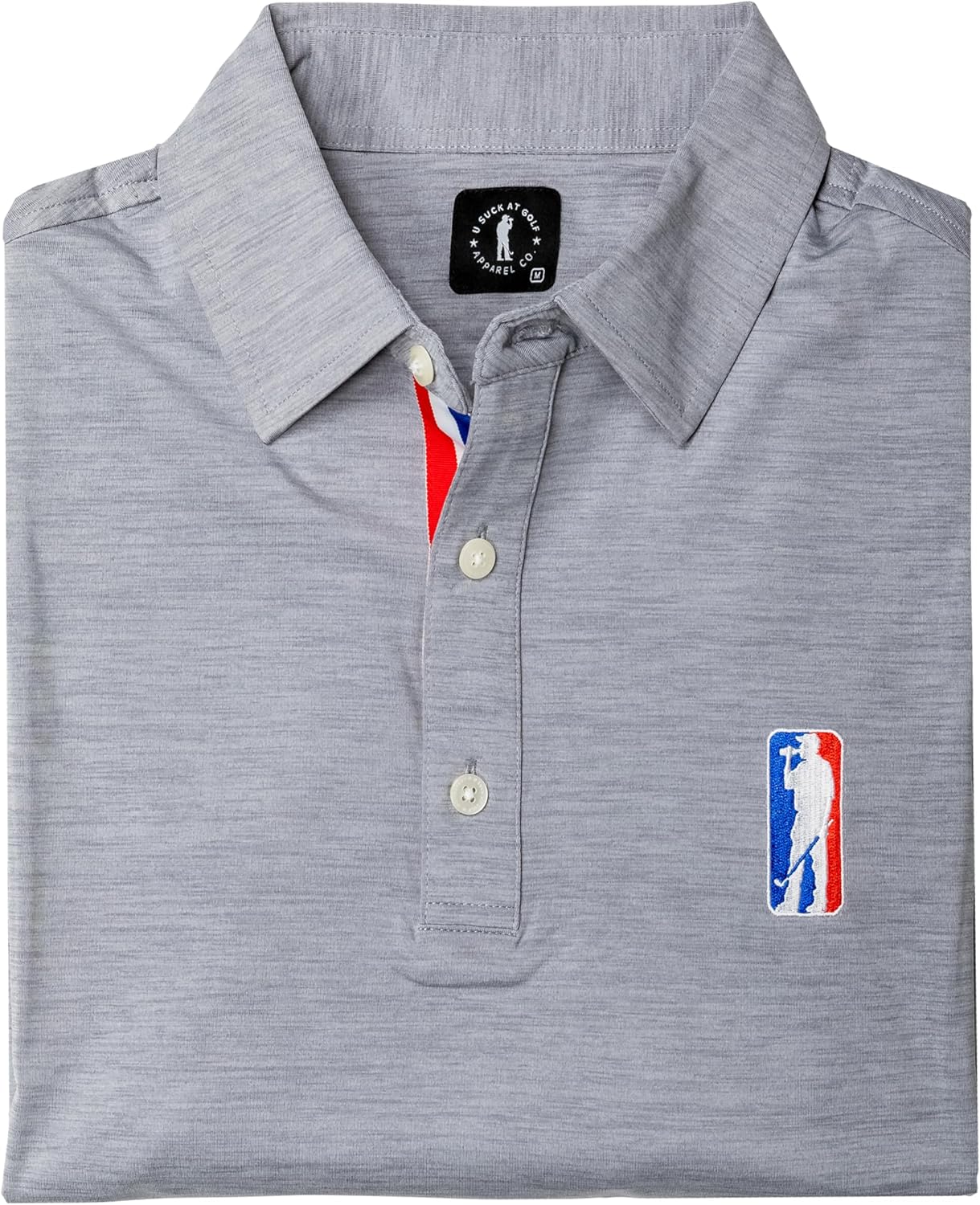 Men’s Golf Polo - Dry Fit Golf Polo Shirts for Men - High Performance Golf Club Apparel Company 3X-Large Amatuer Tour Grey