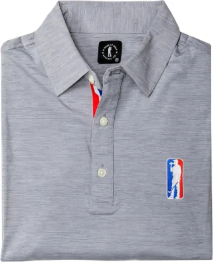 Men’s Golf Polo - Dry Fit Golf Polo Shirts for Men - High Performance Golf Club Apparel Company 3X-Large Amatuer Tour Grey