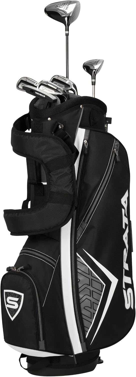 Golf Men's Strata Intro Complete 9 Piece Package Set (Gray, 9 Piece (strata Intro), Men's, Right Hand)