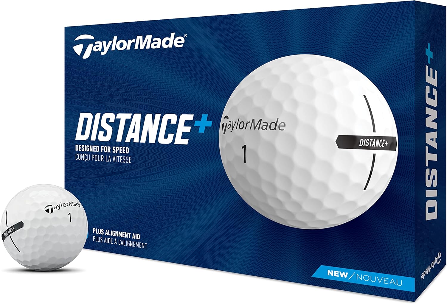Golf Distance+ Golf Balls White 2021