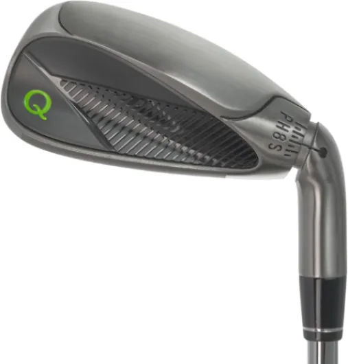 Q Gen 2 Adjustable Golf Club (Steel Shaft) - Durable 2-Part Travel Shaft - 8 Settings from 4° Putter to 60° Lob Wedge - Men & Women Right