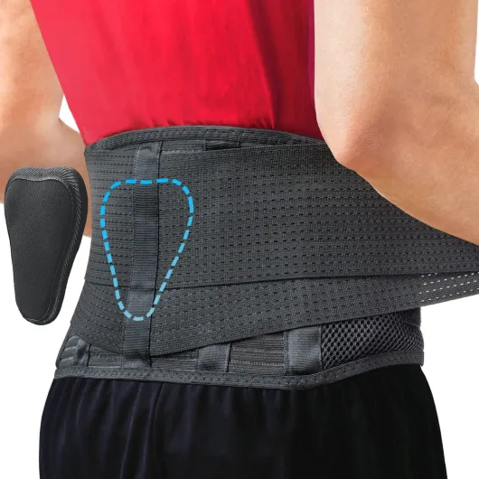 Back Brace for Lower Back Pain - Immediate Relief from Sciatica, Herniated Disc, Scoliosis - Breathable + Lumbar Support Pad - For Men & Women - Fits 31–38″ Waist (Small, Check Size Chart) Black Small (Pack of 1)