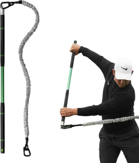 Swing Trainer – Golf Training & Fitness System for Strength, Flexibility & Swing Power – Includes 30-Day Membership & Training Bar for Golf-Specific Workouts