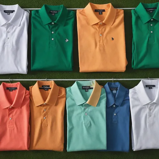 Elevate your game with premium golf polos for men
