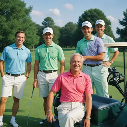 Add humor to your game with stylish and funny golf shirts for men