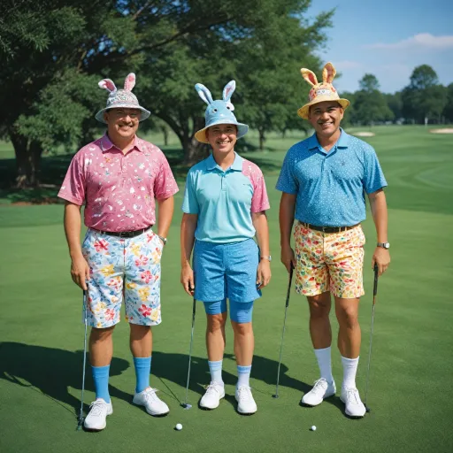 How to stand out on the green with funny golf outfits