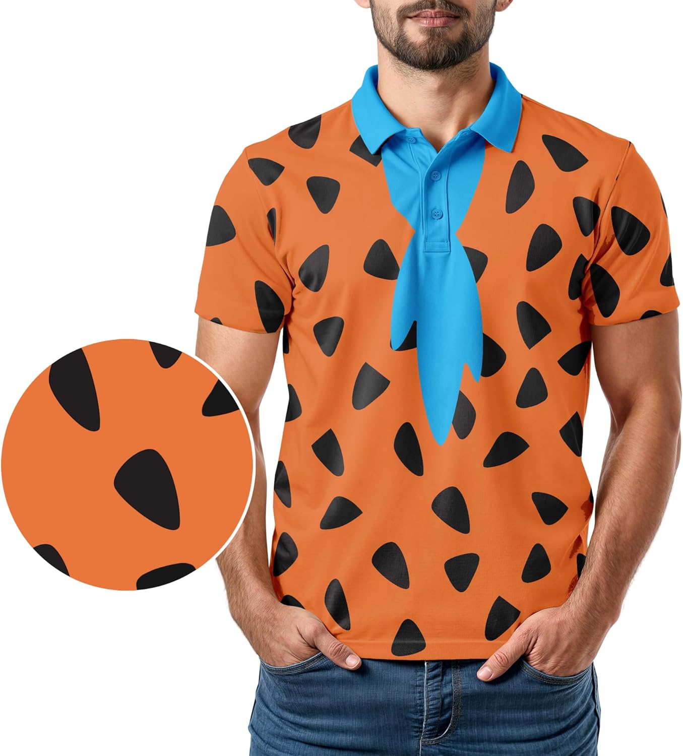 Funny Parody Golf Polo Shirt – Fun Movie Performance Quick Dry UPF Sun Protection Moisture Wicking Casual Wear Shocker Golf Large Fred