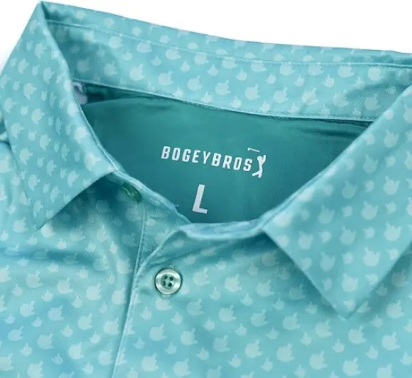 Funny Golf Polo Shirts – 4 Way Stretch Men’s Golf Shirts Short Sleeve, Golf Polos for Men with UPF 50 Protection Birdie Finger X-Large