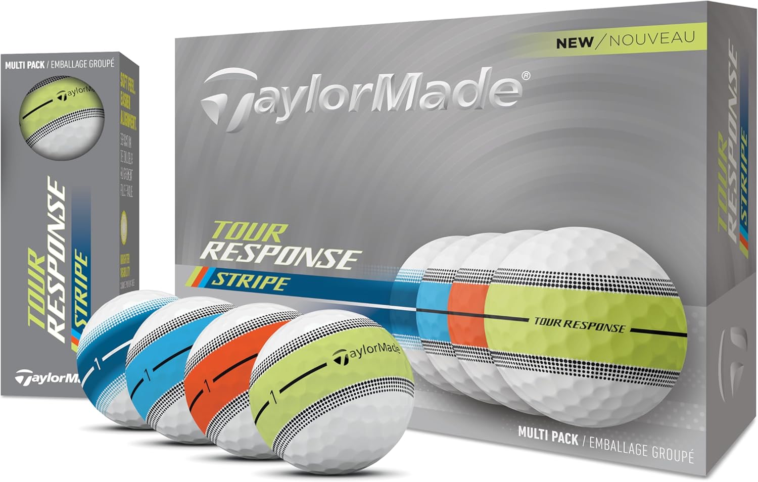 New Tour Response Stripe 25 Golfbälle Multi-coloured