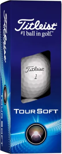 Tour Soft Golf Ball, Pack of 12 One Size White