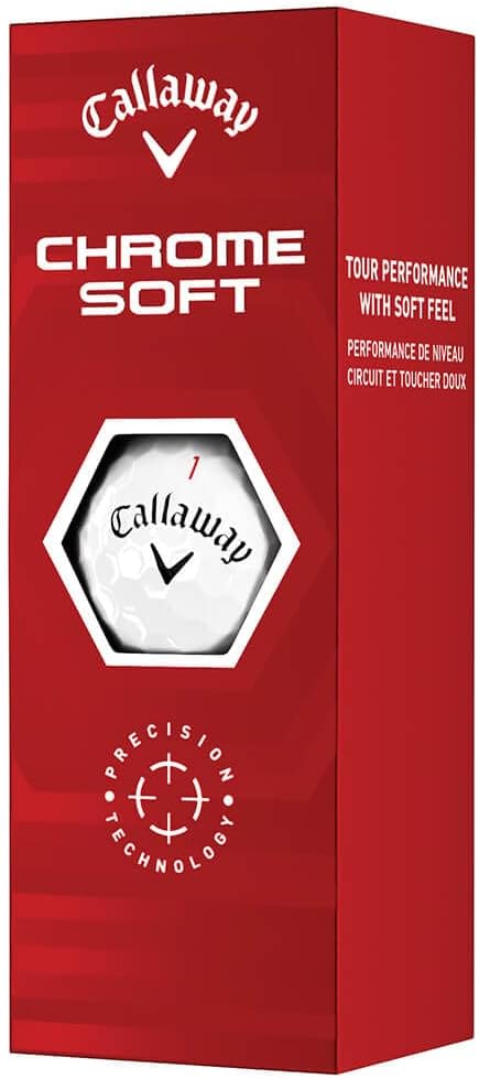 Golf Chrome Soft Golf Balls 1 White