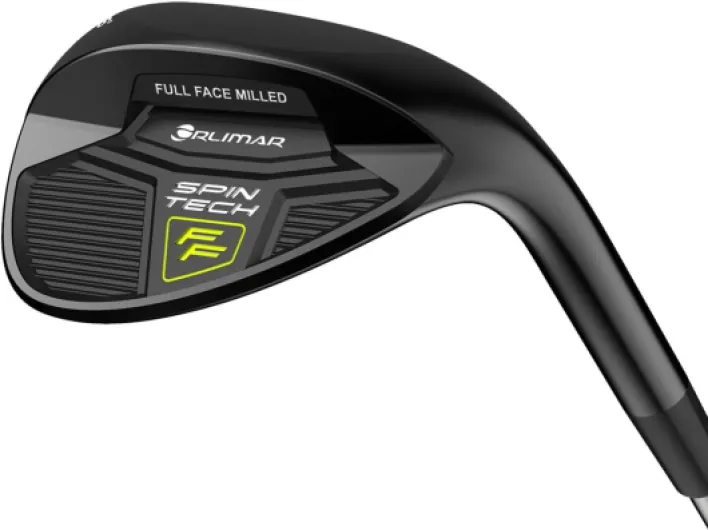Orlimar Golf Spin Tech Full Face 4-Piece Black Wedge Set for Men, 52 56 60 64 Left Hand (Pitching/Sand/Lob/Utility Wedge)