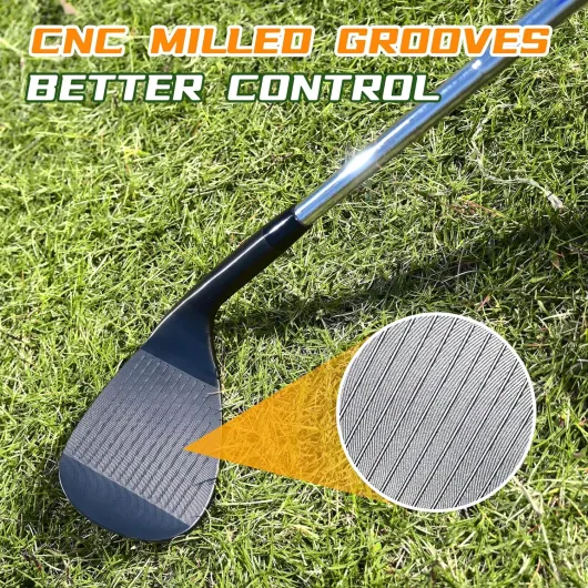 Golf Sand Wedge Premium Golf Wedge Set or Individual 50/52/54/56/58/60 Degree Milled Face for More Spin Great Golf Gift 50 54 58 Degree Set