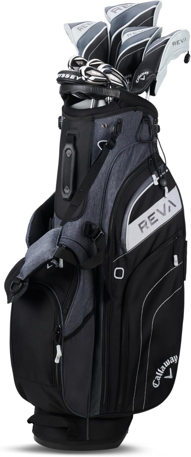 Golf Women's 2024 REVA Complete Golf Set Right 11 PIECE (STAND BAG) Black