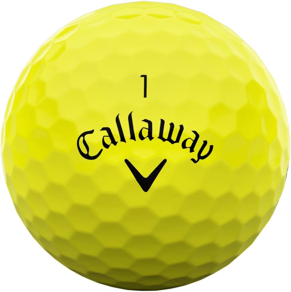 Golf Warbird Distance + Golf Ball 2025 Yellow 12 ball pack