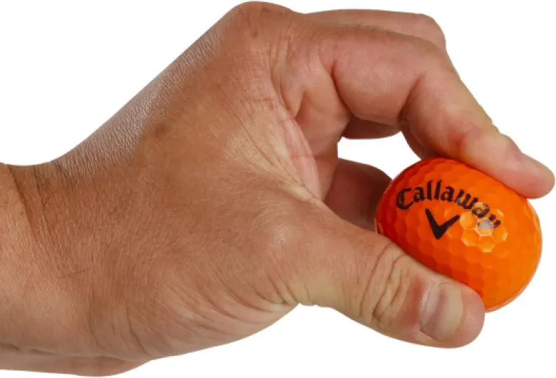 Soft Flight Golf Balls with Hex Pattern, Practice Balls 9 Pack Orange