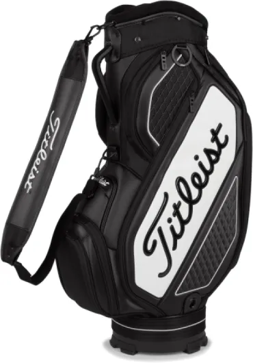 Tour Series Midsize Golf Bag, Black/White