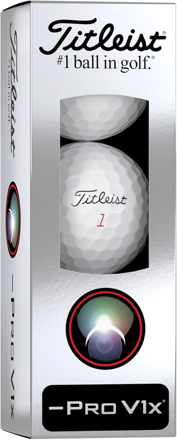 Pro V1x Left Dash Golf Ball, Pack of 12 White