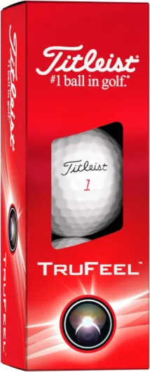 TruFeel Golf Ball, Pack of 12 Balls One Size White