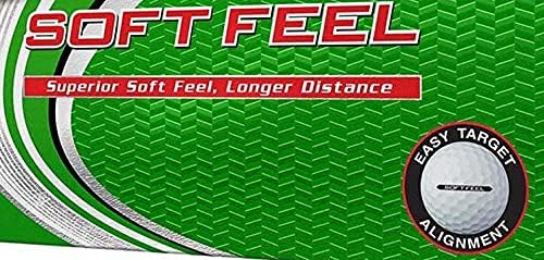 Soft Feel Golf Balls White White