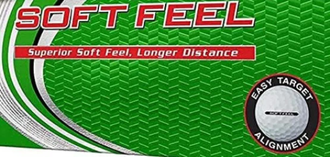 Soft Feel Golf Balls White White