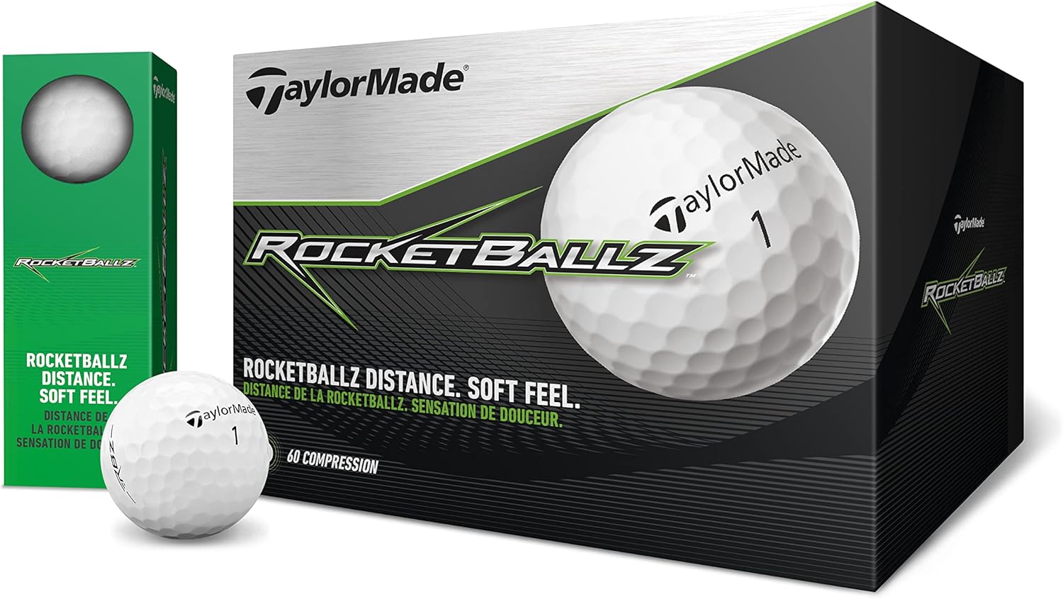 RBZ Soft Golf Balls White 36 Pack Single