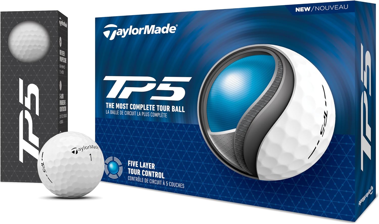 TM24 TP5 Golf Balls TP5 White