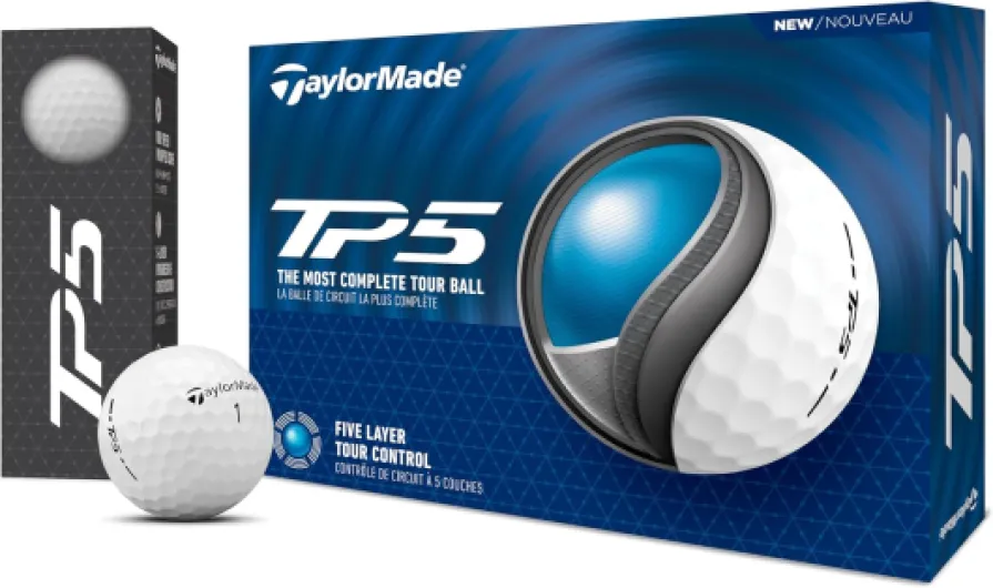 TM24 TP5 Golf Balls TP5 White