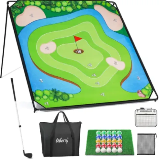 Liberry Golf Chipping Game Review: A Fun Setup for Family and Friends