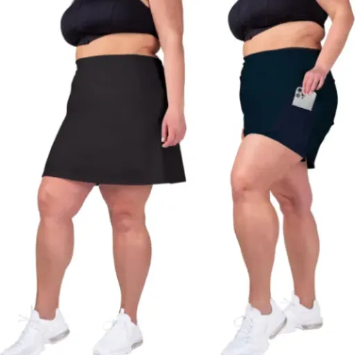 Inerzia 2 Pack Skorts Review: Reliable Performance for Active Plus-Size Women