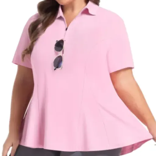 Casei Women's Plus Size Golf Polo Shirt Review: A Reliable Option for Plus Size Comfort