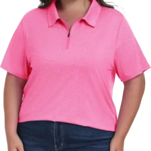 MoFiz Plus Size Golf Polo Shirt Review: Comfortable Activewear for Plus Sizes