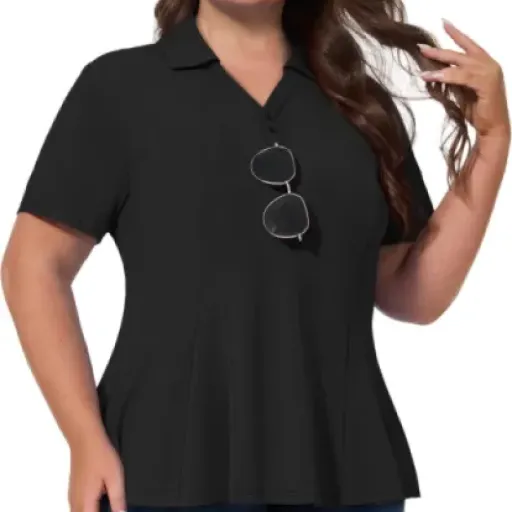 Casei Women's Plus Size Golf Polo Shirt Review: Function Meets Comfort for the Plus-Size Golfer