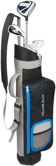 Young Gun SGS X EAGLE Junior Golf Club Youth Set & Bag for Kids, Right Hand Blue Age 6-8