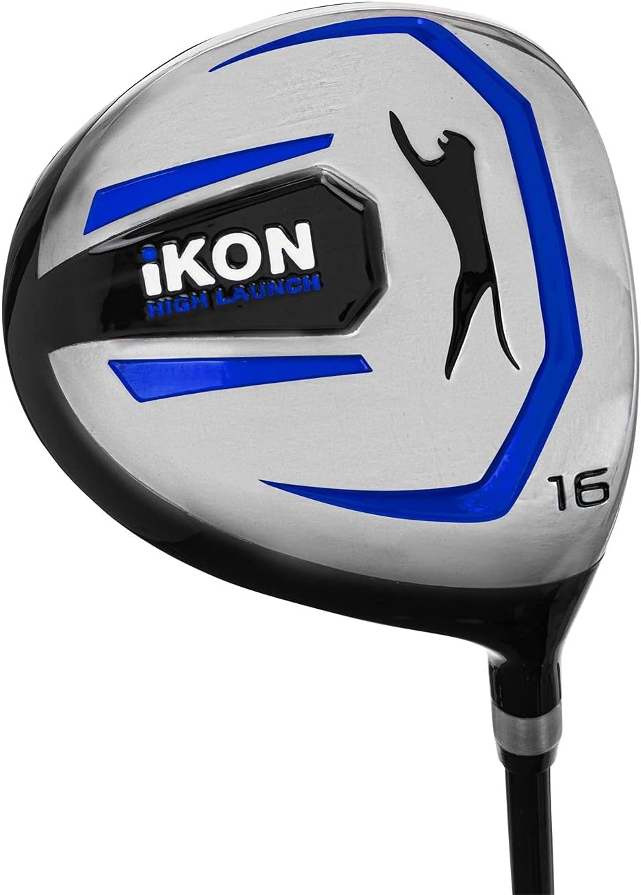 Kids Ikon Golf Driver Junior Driver Blue 9-11 Years