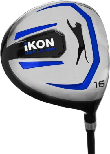 Kids Ikon Golf Driver Junior Driver Blue 9-11 Years