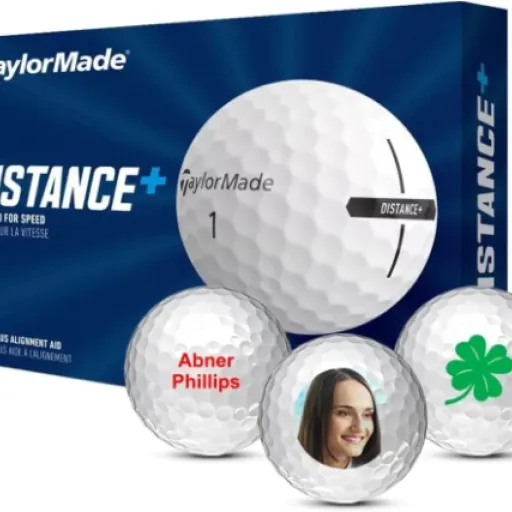 TaylorMade Distance+ Custom Golf Balls Review: Personalized Performance on the Green