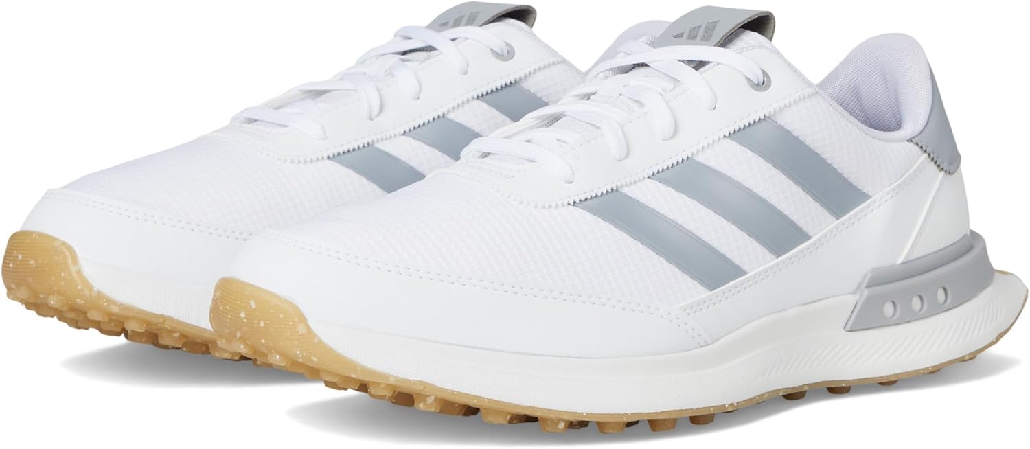 Men's S2g Spikeless 24 Golf ShoesGolf Shoe 9 UK Footwear White Halo Silver Gum 4