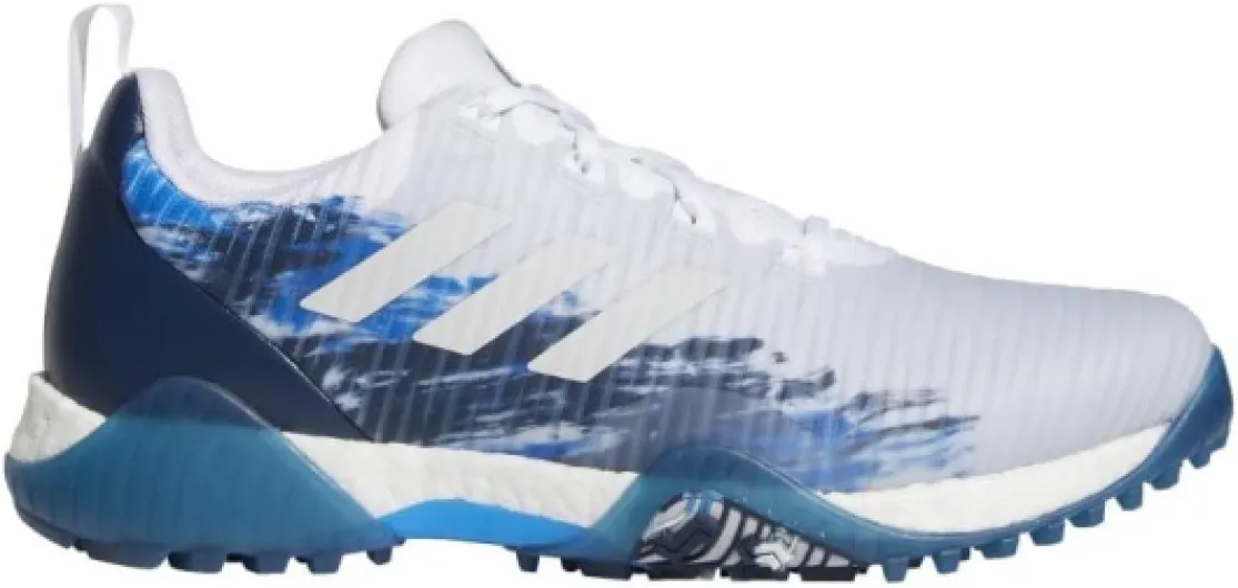 Golf Mens Code Chaos Waterproof Lightweight Lace Up Golf Shoes 9 UK Footwear White Grey One Crew Navy