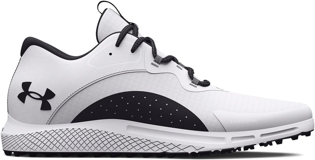 Charged Draw 2 SL Mens Golf Shoes 10 UK 100 White Black Black