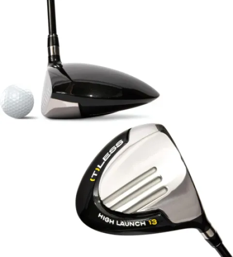 (T) Less Golf Driver, Innovative Driver Golf Clubs for High Launching Long Drives, Golf Club w/Premium Graphite Shaft, Right/Left-Handed Golf Drivers w/13 Degrees Loft Right Graphite Senior