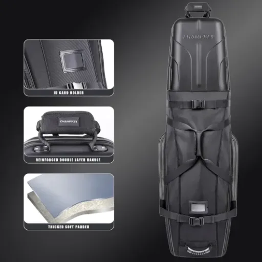 CHAMPKEY Golf Travel Bag Flight with Wheels Review: a tough travel cover that does the job without fancy extras