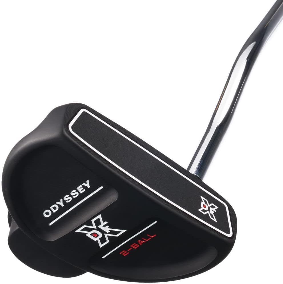 Odyssey Golf DFX 2025 Putter Right Hand (2021) Steel 35 Inches Putter Slant Neck Pistol, Oversize Black