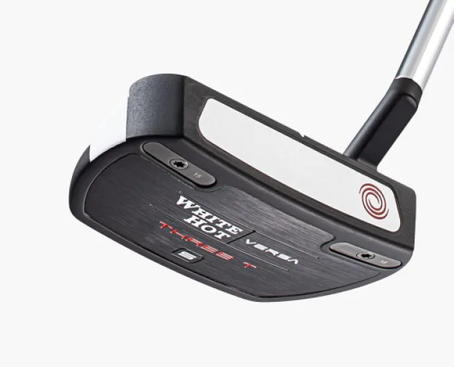 Odyssey Callaway White Hot Versa Three T Steel Shaft Mounted Model, Golf Putter, Mallet Type, 2023 Model, Men's 33インチ