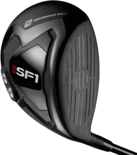 Performance Golf SF1 Driver I Fix Your Slice Driver I Square Face Technology Combines Anti-Slice Features in One Club I Enable Straight Shot or Controlled Cut Right Stiff