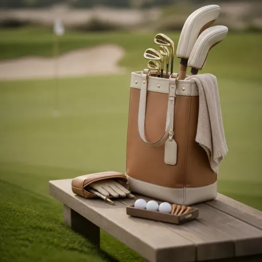 The refined golf tote that elevates every round